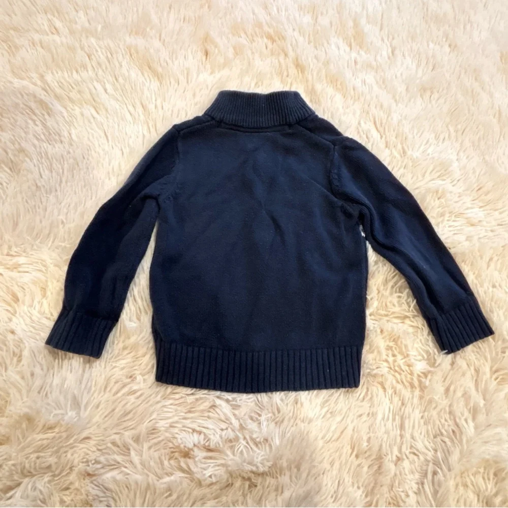 The Children’s Place Navy Fair Isle Holiday Dinosaur Sweater 2T